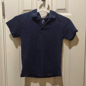 H&M Navy Blue Polo Shirt, Size 6-8Y